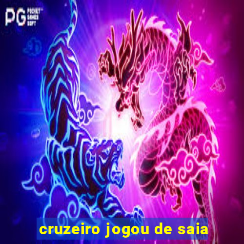 cruzeiro jogou de saia